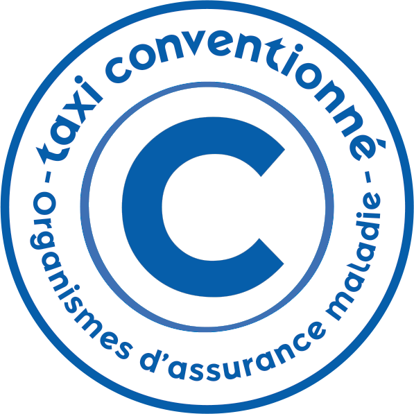 Logo taxis conventionnés des Organismems d'assurance maladie